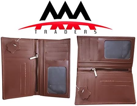 Pure Leather Made Coat Wallet by AAA Traders (Brown)