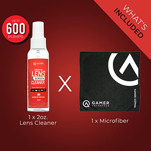 Gamer Advantage Eyeglass Lens Cleaner Streak Free Made in The USA