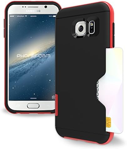 Phonefoam Line Case for Samsung Galaxy S6 G920 - Rose Red
