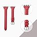 Secbolt Leather Bands Compatible Apple Watch Band 38mm 40mm Slim Replacement Wristband Sport Strap for Iwatch Series 5 4 3 2 1 Stainless Steel Buckle