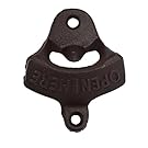 DZT1968 1/6/10/25Pcs Rustic Cast Iron Open Here Wall Mounted Beer Bottle Opener Soda (1PC)