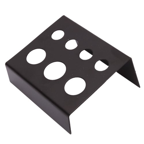 2 Pcs Iron 7 Holes Large Small Tattoo Pigment Ink Cup Cap Stand Holder Tattooing Supplies