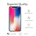Vomach 2-packs iPhone X Screen Protector, Tempered Glass Screen Protector High Definition Clear Screen Protector