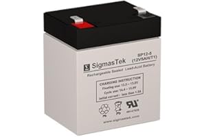 Chamberlain 4228 Replacement Battery - 12 Volt 5 AH F1 Terminal by SigmasTek