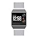 Aiiko Compatible with fitbit Ionic Bands, Metal Stainless Steel Large Size Strap,Comfortable Adjustable Closure Wrist Sport Band Replacement for fitbit Ionic Smart Watch