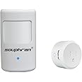 Upgraded Plug-in Motion Activated Light Control, Souphran Wireless Motion Detector and Plug Set, No Wiring, Adjustable Detection Range, Always-on Timer and Light Sensor, (1 Pack-new)