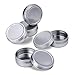Outus Screw Top Round Aluminum Cans Screw Lid Containers, 1 oz, 24 Pack