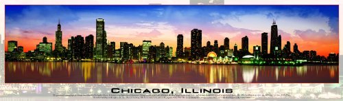 Buffalo Games Chicago Illinois Panoramic Puzzle