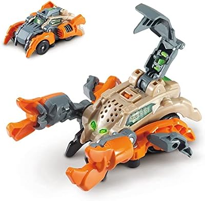 - Switch&Go Dinos OneClick, Veneno el escorpión blindado, Dinosaurios y Figuras de acción, Juguete transformable en 1click 2en1 Dino-Car, para niños +3 años, Versión ESP