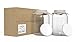 KombuJars Kombucha Jars 1 Gallon Glass Wide Mouth 128oz (2 pack) Brewing Fermenting Fermentation Storage Bottles Container, With Plastic Lids, Cloth Cover, and Bands (2)