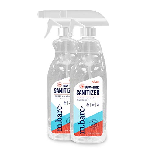 M.BARC Naturals Dog Paw + Hand Sanitizer Spray 28oz. (2Pack) Keep