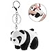 Halcent 130dB Safe Sound Personal Alarm Safety Keychain Mini Panda Safety Alarm SOS Panic Alarm with Location APP for Women Elderly Kids Night Workers