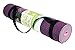 Eco Friendly Two Layer TPE Premium Yoga Mat with Carry Strap by YogiMall, Free of PVC and Other Toxic Chemicals, Non-Slip, Extra Long 72