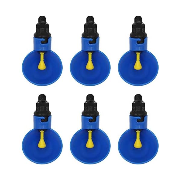 PETAMANIM Bicchieri per Bevitori di Pollo 10 Pezzi Bevitori Automatici abbeveratoi Cortili di plastica Anatra Uccello… PETAMANIM PETAMANIM Bicchieri per Bevitori di Pollo 10 Pezzi Bevitori Automatici abbeveratoi Cortili di plastica Anatra Uccello…