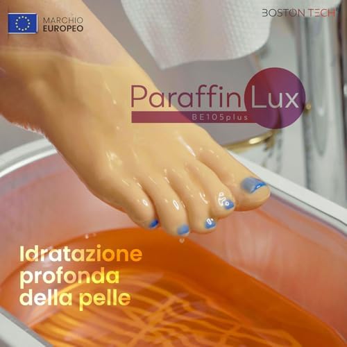® Bagno di paraffina per mani e piedi Dispositivo alla paraffina per il sollievo da dolori muscolari Capacità 3 litri. Include 900 g di cera e accessori per uso personale e professionale