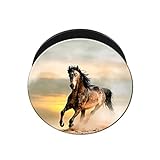 Smart Phone Expanding Stand and Grip - Cell Phone accessories (Galaxy S7, S7 Edge, iPhone SE / 6 / 6+ /6S / 7 /7+) and tablet devices (Amazon Fire, iPad / IPad Mini (Wild Horse)