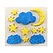 DIY 3D Cake Decorating Mold By TAISI, Stars Clouds Moon Shaped Mould for Baking Pastry Cookie Chocolate Silicone Molds Sugar Craft Cake Decoration Tools