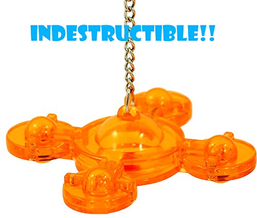 SPACE STATION SMALL BIRD TOY cage toys cages bulletproof plastic african greys