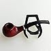 Sonline New Durable Wooden Pipe Smoking Tobacco Cigar Pipes Cool Gift With Stand Present