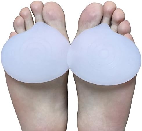 Ball of Foot Metatarsal Cushions, Soft Gel Forefoot Pads for Diabetic Feet, Forefoot Cushioning Pads to Prevent Calluses and Blisters