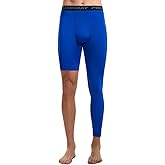 Fashion Men's Basketball Single Leg Tight Sports Pants 1/2 One Leg Compression Pants Athletic Base Layer Underwear