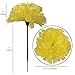 Larksilk Real Touch Yellow Silk Carnation Picks - 100 Count Bulk, 3.5