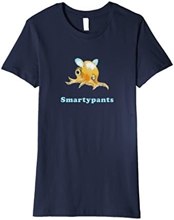 Womens This Smartypants Octopus Is No Dummy T-Shirt XL Navy