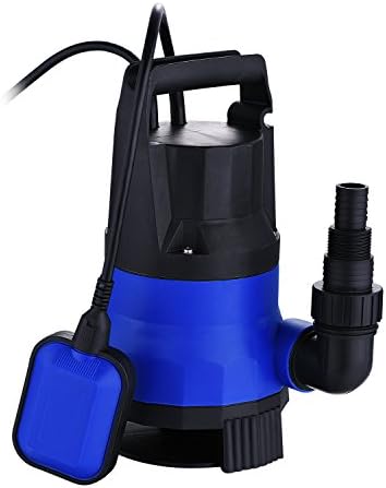 Meditool 2115GPH Submersible Dirty Clean Water Pump Swimming Pool Pond Heavy Duty Water Transfer Blue