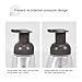 Foaming Soap Dispensers Pump Bottles 10oz 300ml ULG Empty Foam Hand Soap Liquid Containers BPA Free for Kitchen and Bathroom Clear Plastic Press Bottles 3 Piece Gray
