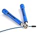 WOD Nation Workout Equipment Adjustable Speed Jump Rope - Blue, Classic Speed Rope - Home Gym & Cardio Equipment - Adjustable Length for Boxing, MMA & Fitness - For Men, Women & Kids