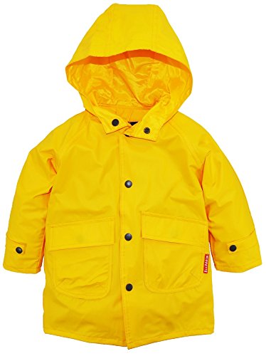 Wippette Toddler Boys' Solid Color Raincoat, Gold, 3T
