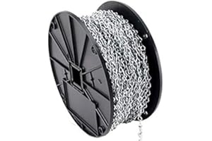 TC CHAIN Size 12 Single Jack Chain BZ (Bright Zinc) 100' Ft.