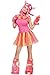 Fun World Wild Child Monster Adult Costume, Pink/Orange, Medium/Large