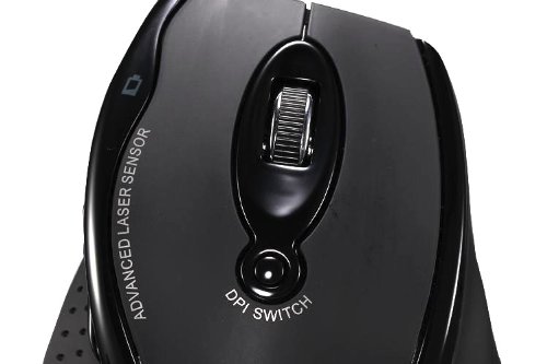 Adesso Wireless Ergonomic RF Laser Mouse (iMouseG25)