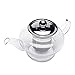 Teabox Neo Teapot (Borosilicate glass teapot, Stainless Steel Infuser, 16 fl oz)