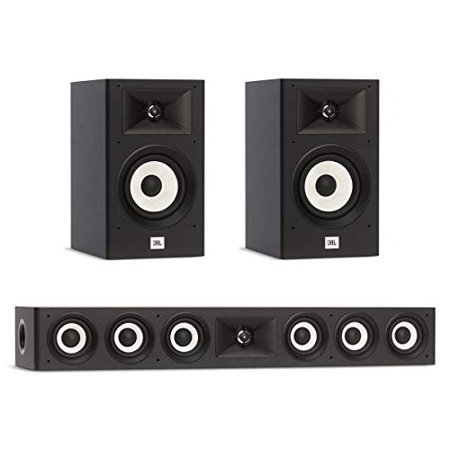 JBL 3.0 System with 2 JBL Stage A130 Bookshelf Speakers, 1 JBL Stage A135C Center Speaker