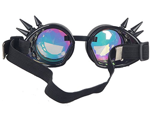 6 Rainbow+Crystal+Steampunk+Glasses+Adjustable