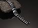 Hottime Double Row 4 IN 1 Bio Elements Energy Titanium Steel Magnetic Therapy Bracelet (Black Gun)