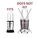 DTOL Set of 2 Cross Blades compatible with for Magic Bullet Blender Juicer Mixer