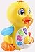 Super Interactive LED Light Up Quacking Duck Toy with Volume Control & Bump Sensors | Walking Musical Sound Toy for Toddlers and Babies | Great Baby Educational Toys | Heavy Duty & Cute Design