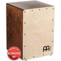 Meinl Cajon Box Drum with Internal Snares-MADE IN EUROPE-Baltic Birch Wood Compact Size, 2-YEAR WARRANTY, JC50LBNT