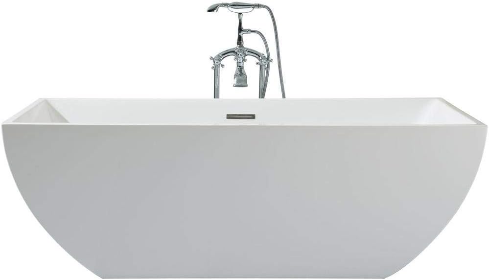 DKB Aquarius UB111-6730 Freestanding Acrylic Bathtub 67" x 30" Inches