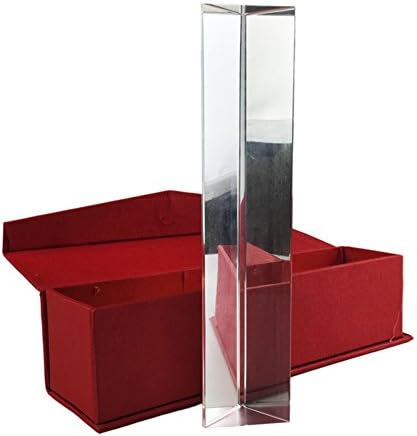 Spectrum Crystal Triangular Prism 6" Optical Glass for Photography or Teaching Light Spectrum Physics 150mm