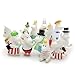 12 Pcs Mini Kawaii Moomin Hippo Family Action Figures Figurines Dolls Toy, Kids Birthday Party Cake Toppers, Cake Toppers Decoration