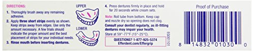 Effergrip Denture Adhesive Cream, Extra Strong Holding Power, 1.5 oz - Thumbnail 2