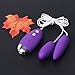 dingling372 Purple Strong Viberate Double Egg Bullet Toys for Couple