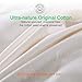 APSMILE Bedding Luxurious All Season Siberian Goose Down Comforter Queen- 1200TC 100% Original Cotton Cover,45 Oz Hypoallergenic Medium Warmth Duvet Insert (90x90 ins, Off-White)