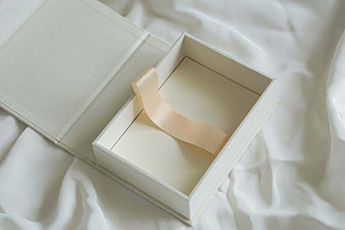 4x6 Antique White linen print photo box proof box photography packaging