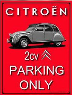 citroen 2cv le parking