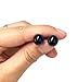 TOPWEL 50PCS Blue Plastic Safety Eyes for Sewing Crafting Buttons for Bear Doll of DIY (16mm)